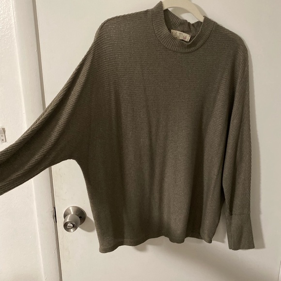 Hippie Rose Tops - Hippie Rose Women’s Knit Pullover Mockneck Long Sleeve Top